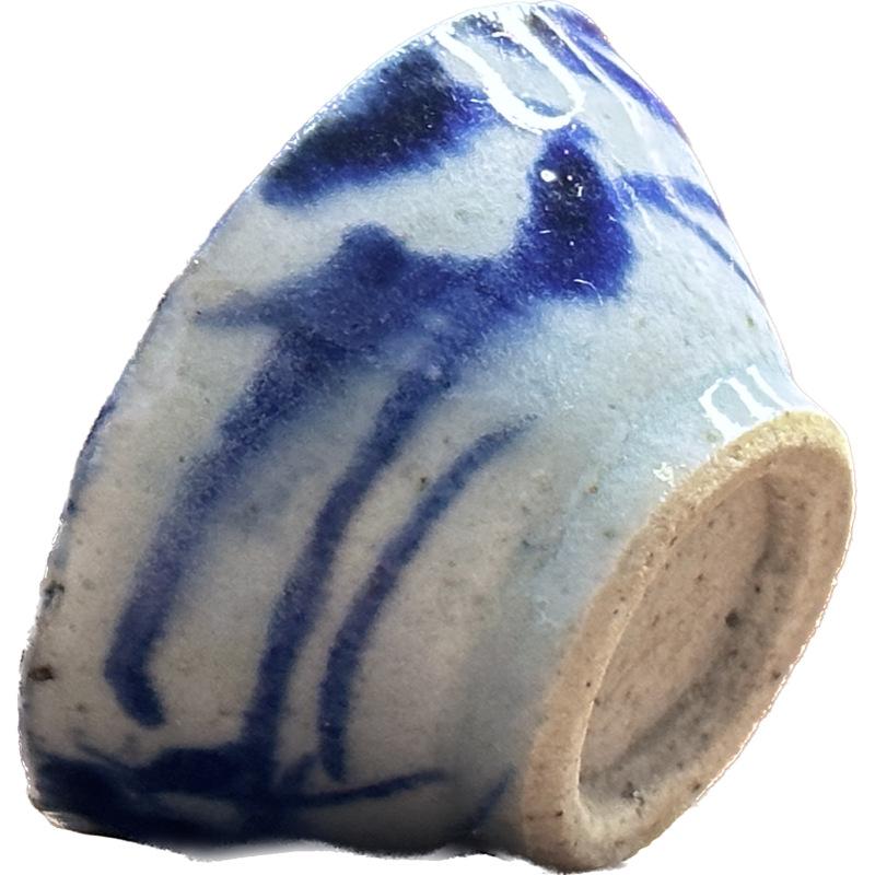 古董功夫茶杯 - 清朝青花